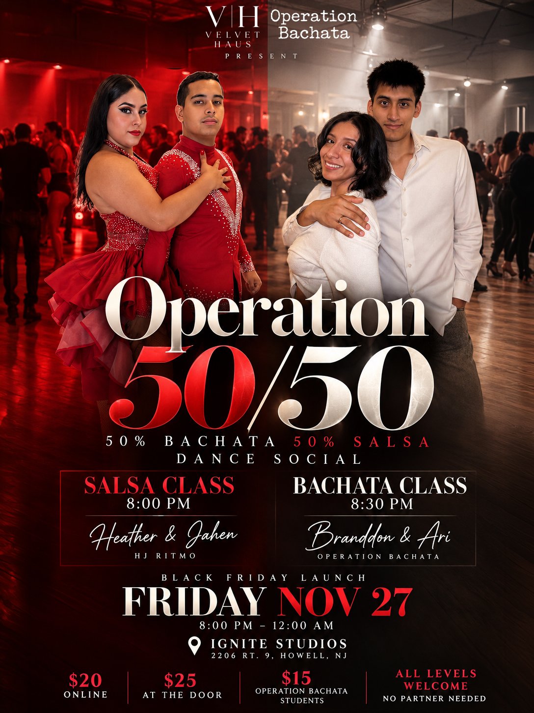 Operation 50/50 flyer — Friday, November 27th