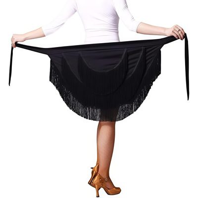 Latin Tassel Hip Scarf Dance Skirt
